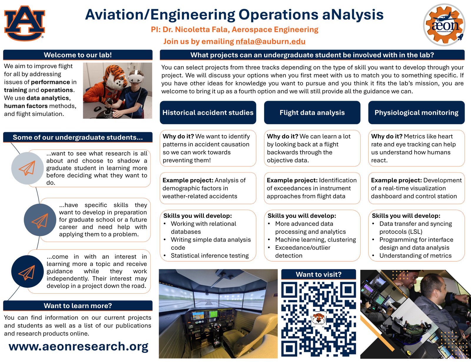 Poster for undergraduate students interested in research.